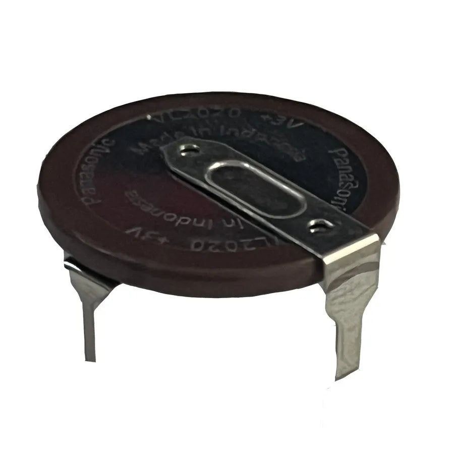 CP-VL20 lithium coin cell battery for car remote control key, 3V, 20-50mAh, on white background