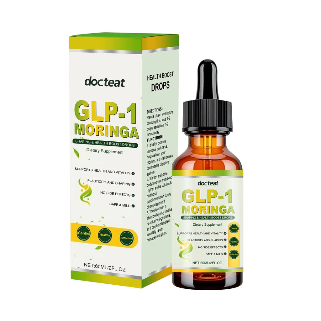 60ml glass bottle of Horseradish Tree Drops herbal liquid extract with a dropper.