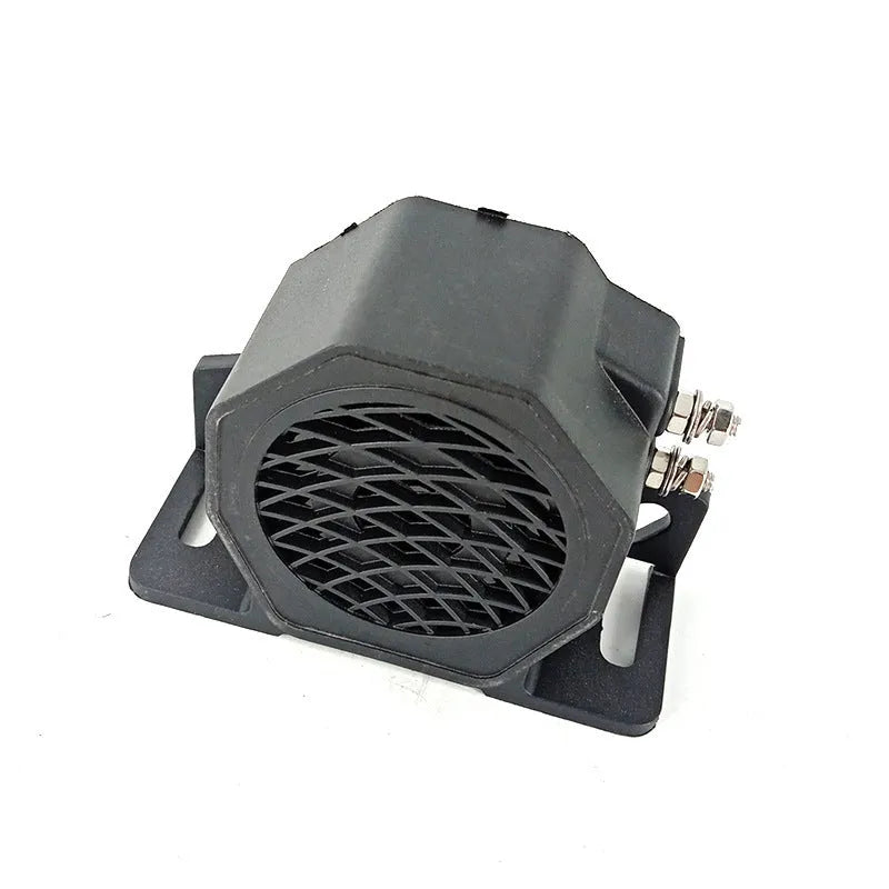 Black GQ-208A universal vehicle reversing horn buzzer for 12-80V systems