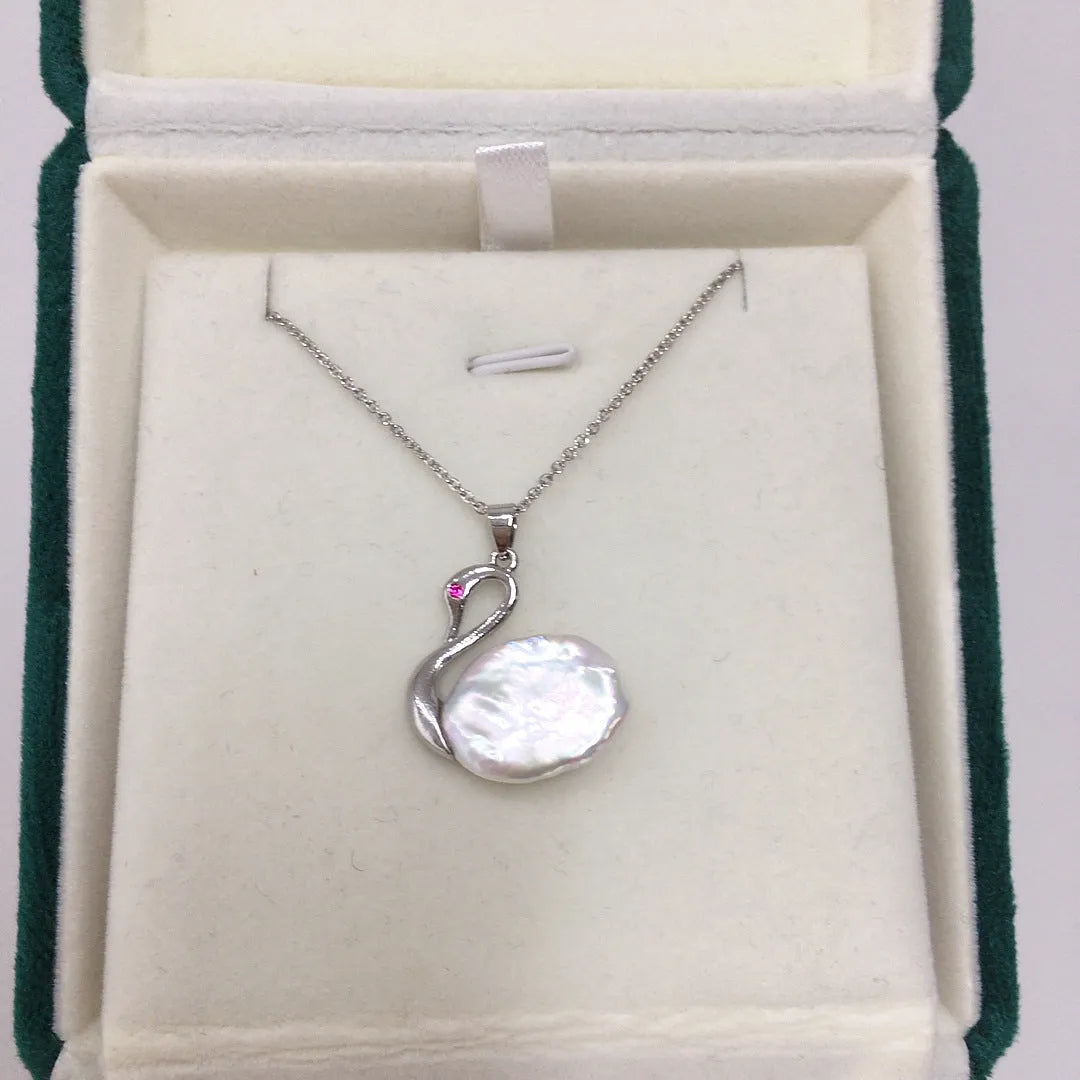 Baroque freshwater pearl necklace with gold finish copper base, 48cm length