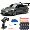 Proportional remote control high-speed drift car in Y914 cloudy blue with plastic body and USB charging port