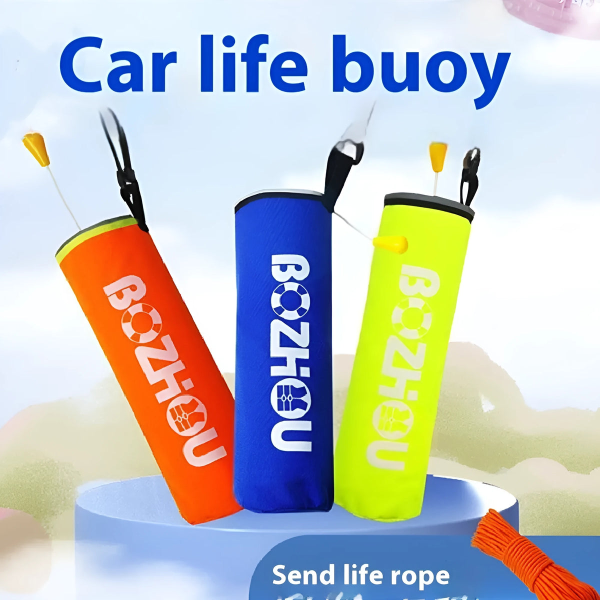 Automatic inflatable life jacket in blue, green or orange, 600D Oxford cloth, gas cylinder inflation, for fishing and car emergencies.