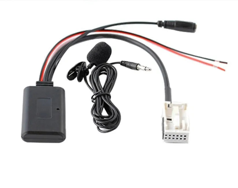 Car Bluetooth AUX cable and microphone kit for Citroen and Peugeot RD4 stereo upgrade