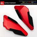 Red metal non-slip foot pedals for children electric vehicle passenger rear