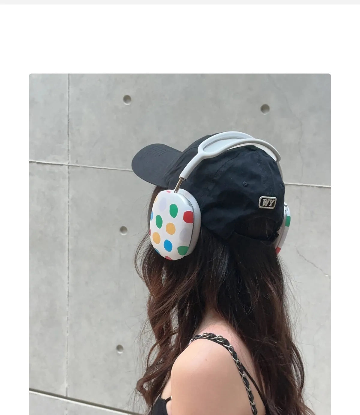 Wave point pattern AirPods Max headphone case protector for Apple headphones