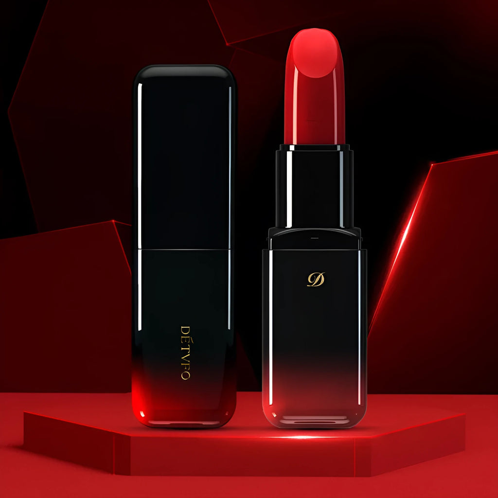 Matte lipstick in shade Highlight Salmon Pink with waterproof long-lasting formula and phytosterols