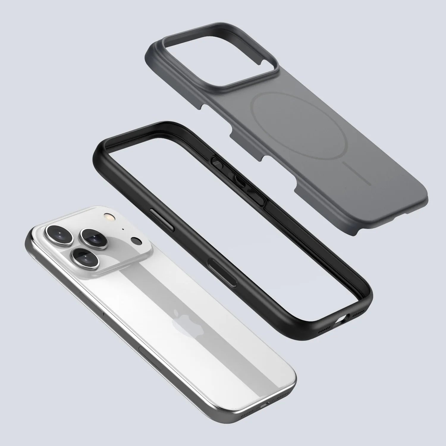 Frosted matte magnetic phone case for iPhone 17 Pro Max in Desert Gold colour