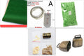 Gold coin treasure box doll house miniature set with alloy coins, bars, ingots, and LED lights