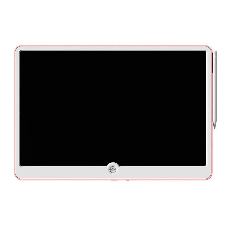19-inch rechargeable LCD children's drawing board in blue and white colours