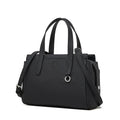 Genuine cowhide leather crossbody bag in horizontal square design with single shoulder strap