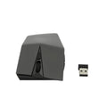 Wireless optical mouse with USB receiver for laptop computers in metallic gold colour