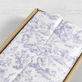 French romance Mg tissue paper in pink purple and green purple colours, 50x70cm sheet
