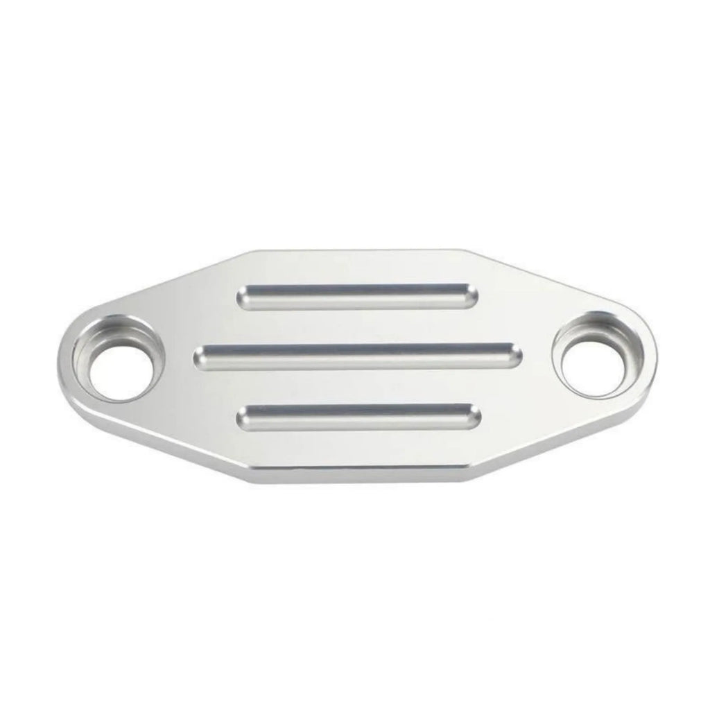 EGR removal block off board kit with 10cm x 6cm x 2cm plate and accessory set, 0.03kg