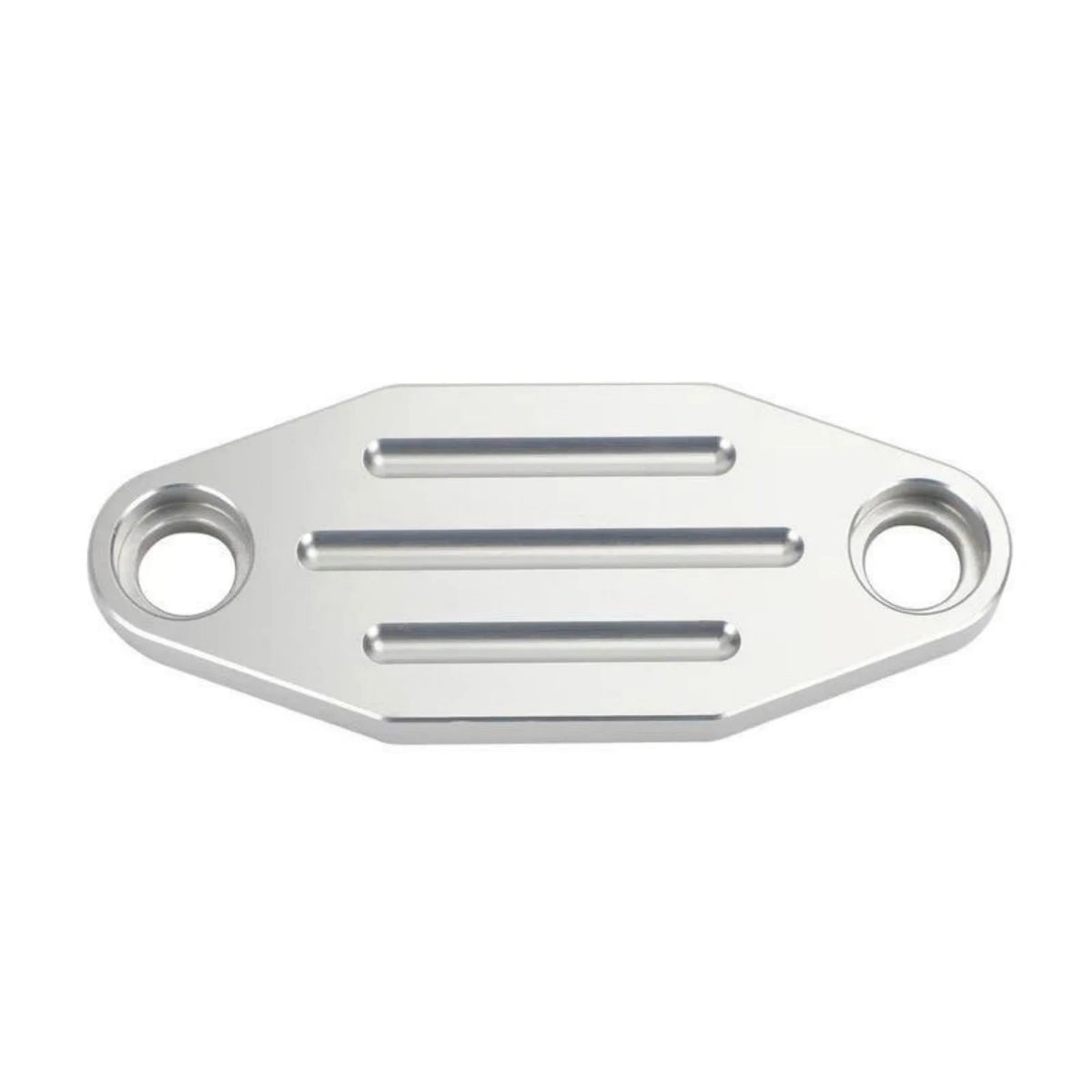 EGR removal block off board kit with 10cm x 6cm x 2cm plate and accessory set, 0.03kg