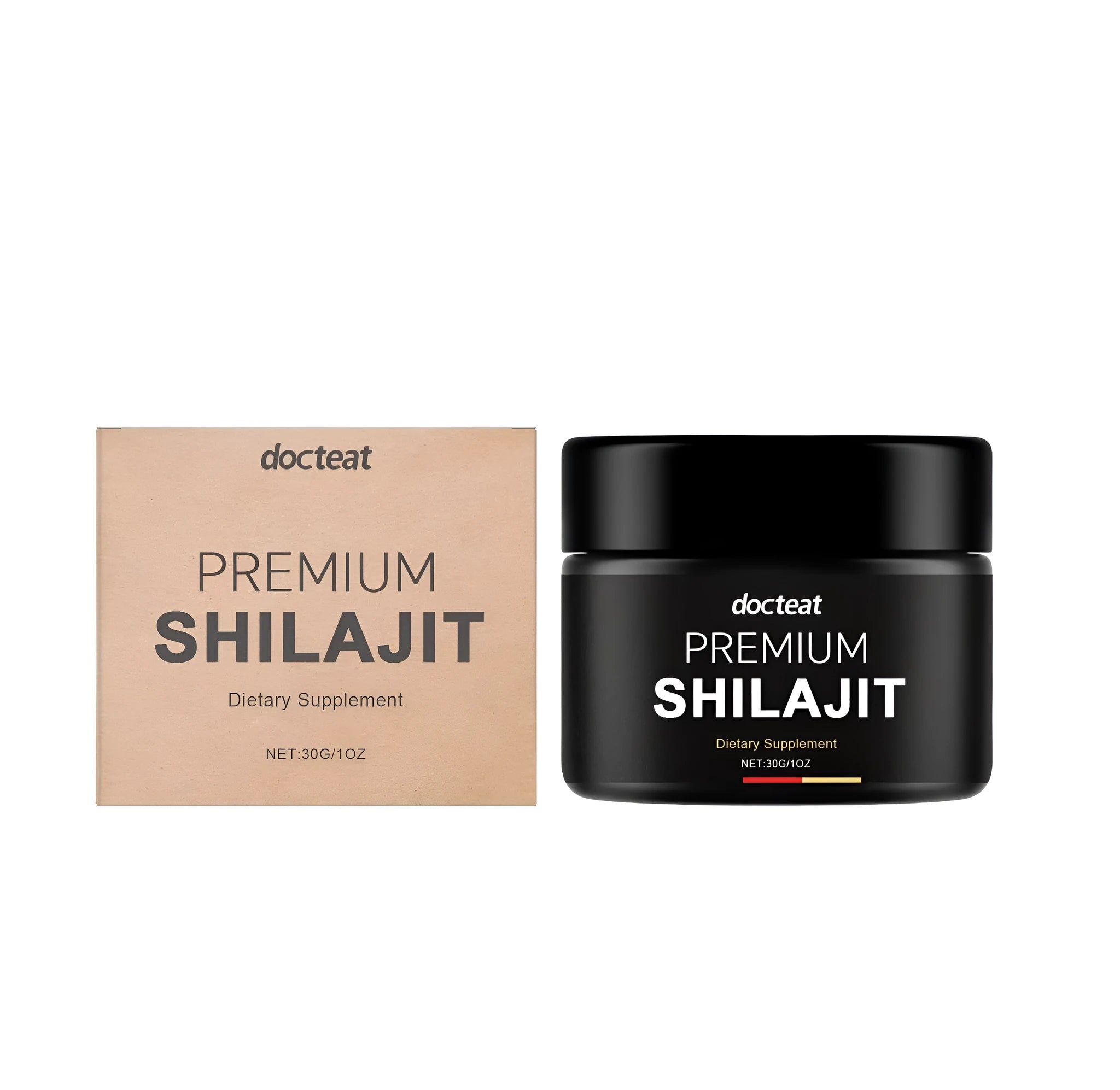 30 gram jar of Zhi Gao Xilaizhi resin health supplement cream with a silver spoon on a white background.