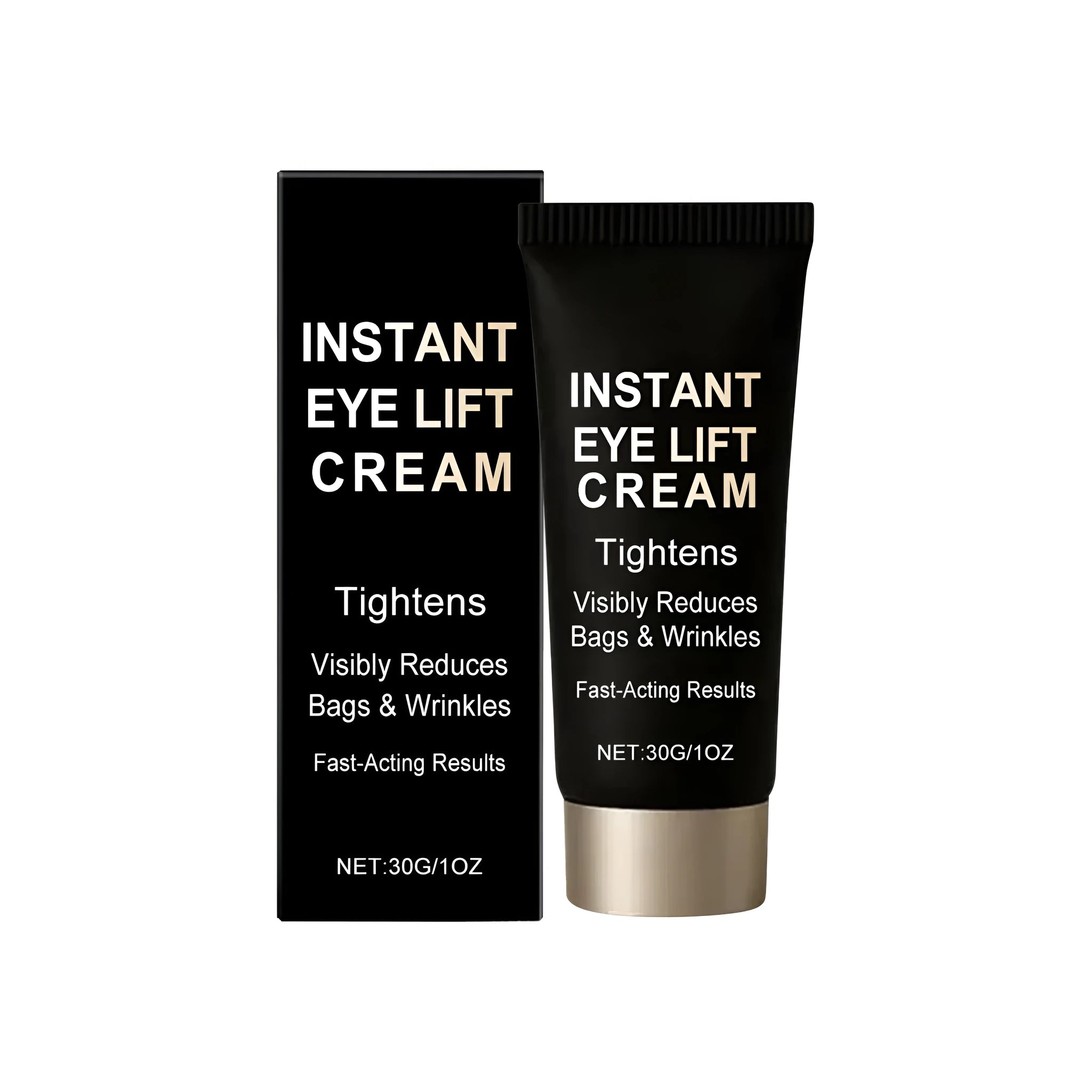 30g glass or plastic jar of white eye lift cream for hydrating the skin around the eyes.
