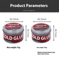 Tube of automobile repair cold glue for car dent and scratch fixes.