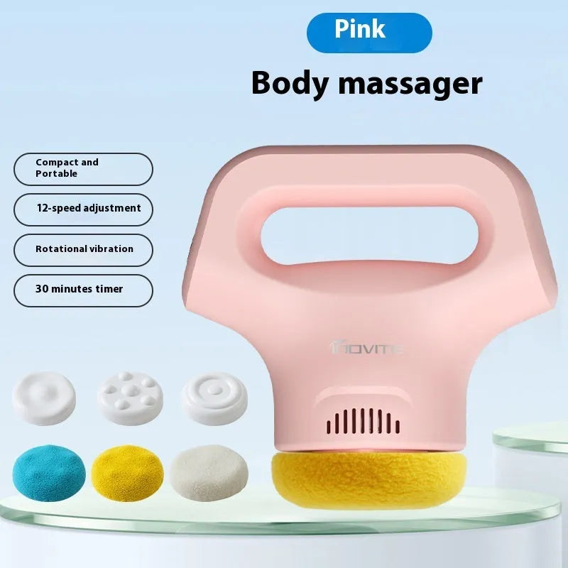 Portable plastic body massage instrument with Type-C charging, 15x8x17 cm, available in multiple colours