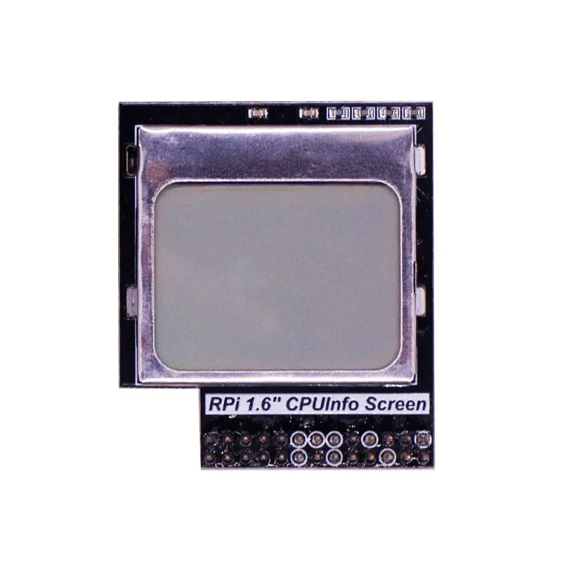 Raspberry Pi 1.6 inch LCD display module with backlight switch connected to GPIO pins
