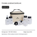 Naturehike portable seasoning bottle six-piece set in modern simplicity design