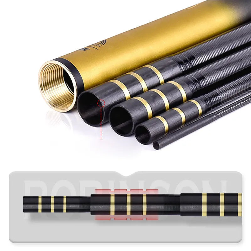 Carbon fishing rod 28 tone super hard super light Taiwan pole 2.7m to 7.2m platform fishing