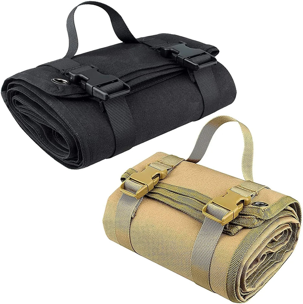 Tactical camping shooting mat 200x75cm in army green colour made from waterproof Oxford cloth