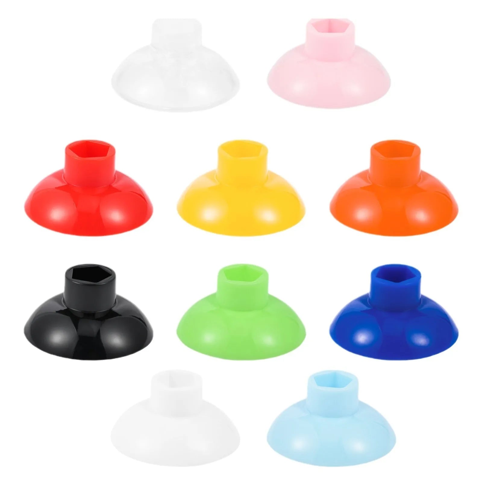 Set of 8 non-slip replacement joystick buttons in various colours for PS4 PS5 Xbox One controllers