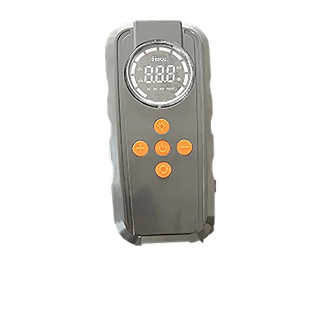 Portable 12V 6-in-1 emergency air pump integrated machine with lighting and tyre pressure gauge