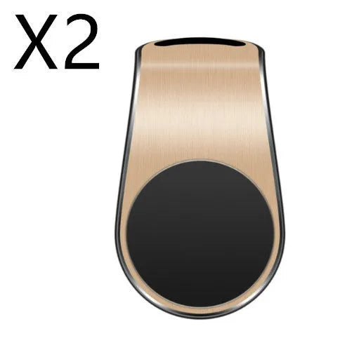 Adjustable car mounting bracket in black, gold or silver for dashboard, windscreen or air vent attachment