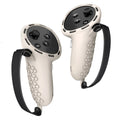 Meta Quest 3 silicone protective handle sleeves with wrist strap in multiple colour options