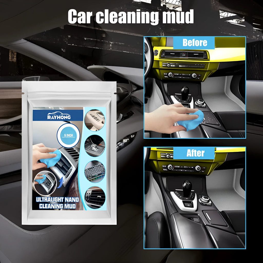 20g pack of car interior cleaning mud for dust removal from gaps and vents.