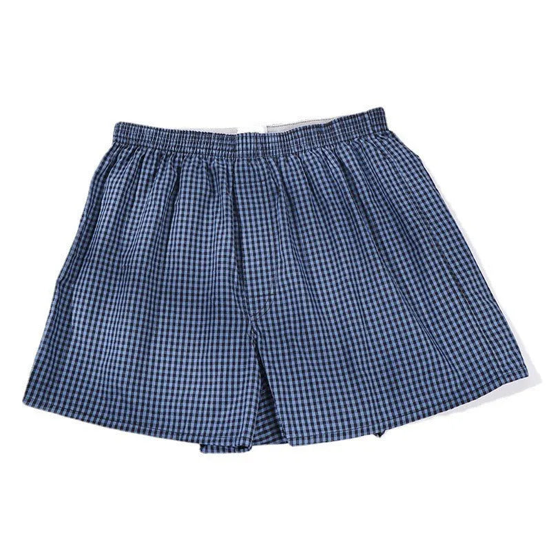 Arrow Pants men's cotton loose boxer shorts mid waist plus size breathable quick dry shaping