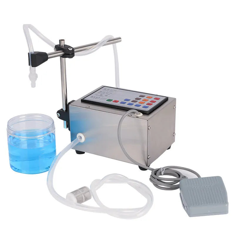 CNC automatic quantitative liquid filling machine with digital display and control panel