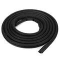 Black rubber sliding door seal strip for Toyota Hiace High Roof 2005 model, 5 metres long.