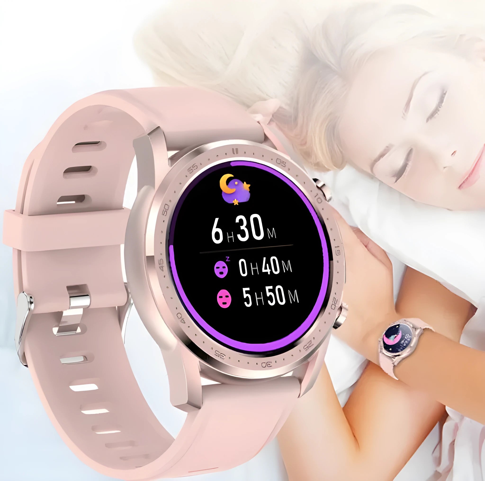 Youth2 Smart Bracelet in black or grey with a 1.3-inch touchscreen and zinc alloy case.