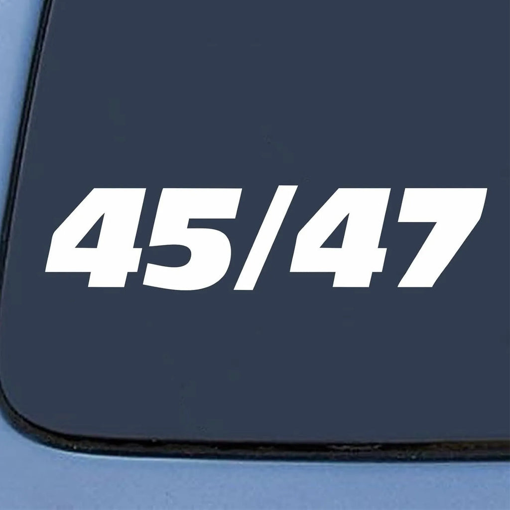 Creative Portable Car Window Vinyl Sticker 5 x 1.6 Inch Plastic Decal for Vehicle Exterior in 01 02 03 Style Colour Options