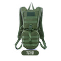 Tactical cycling hydration bag with camouflage pattern and oxford cloth waterproof construction