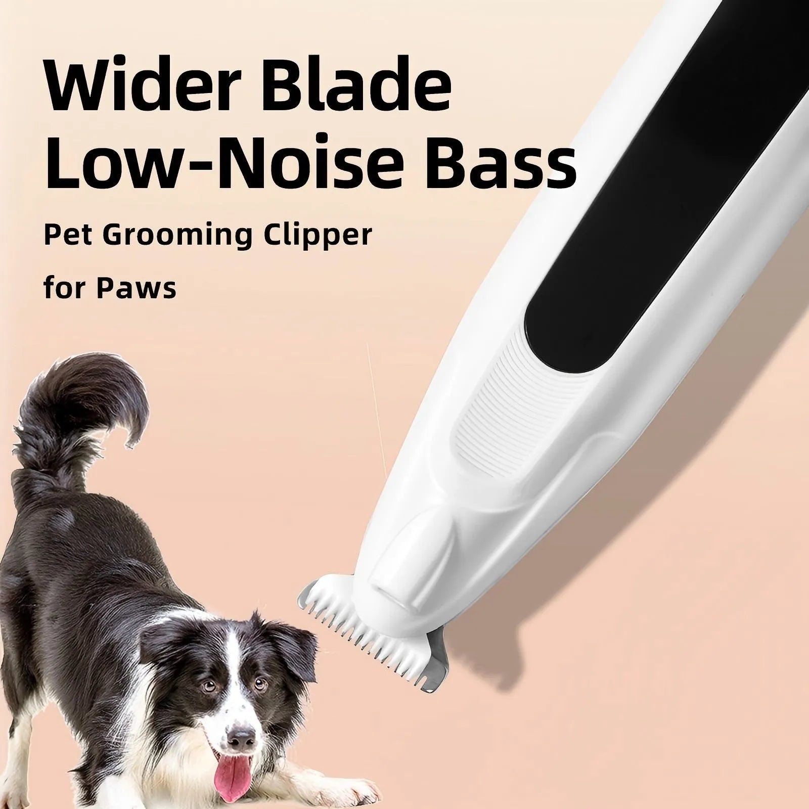 White G10 pet hair clipper for cat and small dog foot trimming on a surface