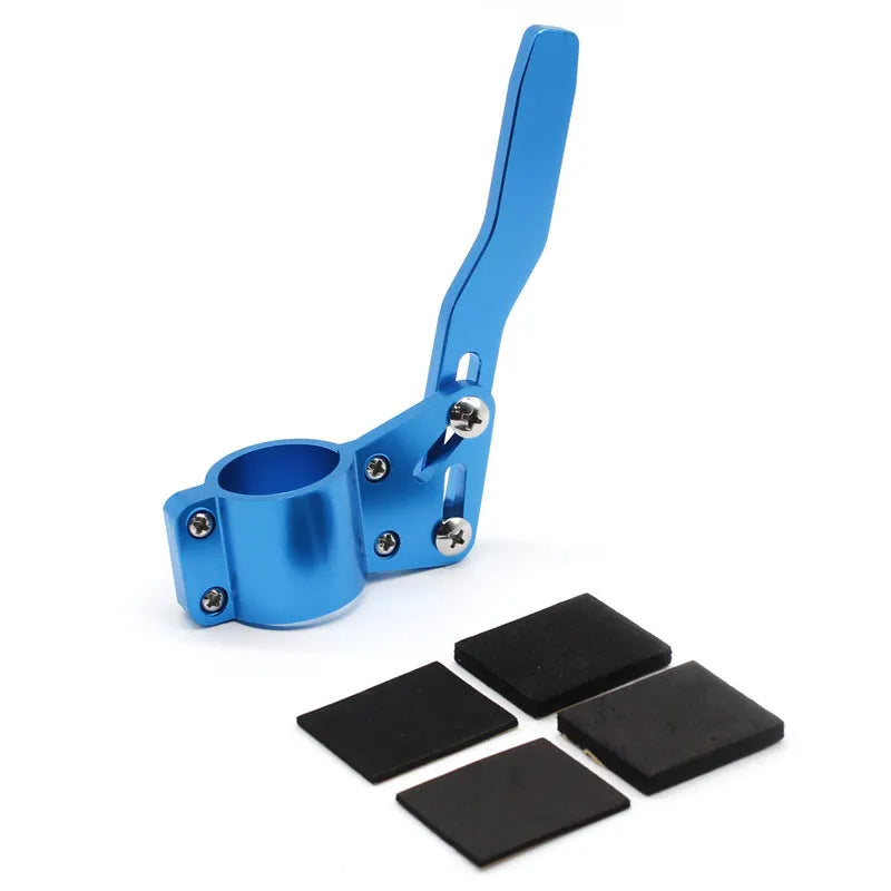 Aluminium alloy car steering wheel lengthening bar in silver colour with general fitment design