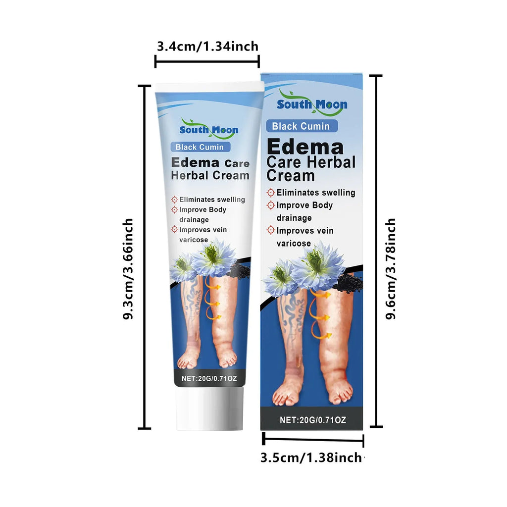 20g tube of herbal leg care cream with black grass seeds and horse chestnut.