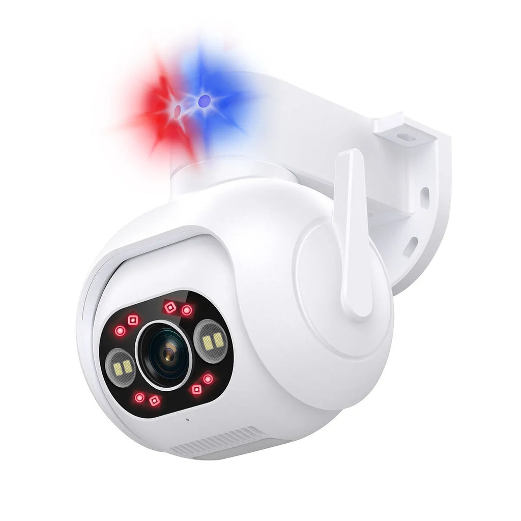 4MP smart colour night vision security camera with wall mount and IP66 waterproof rating