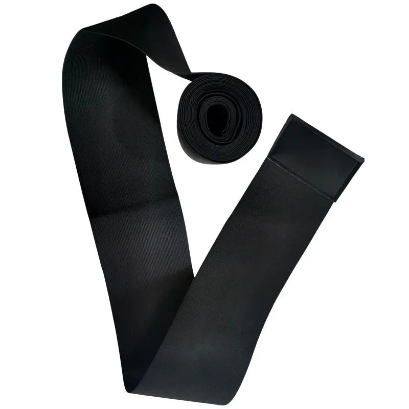 Latex silk waist trainer exercise belt showing 10cm width and multiple length options