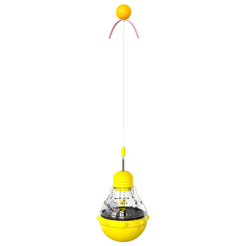 PET plastic dog puzzle, cat tumbler, and teether ball toys in various colours for pet mental stimulation.