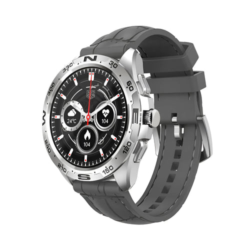 1.32 inch smart watch with health monitoring features and silicone wristband