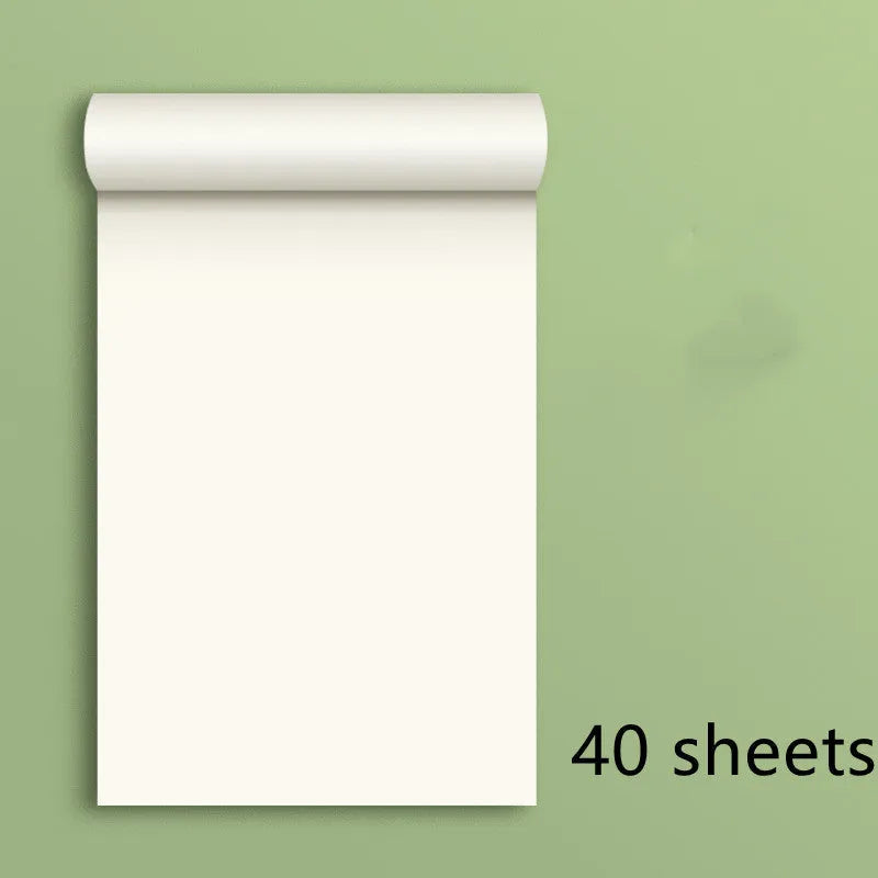 Blank draft book with eye protection paper for calculus and mathematics notes