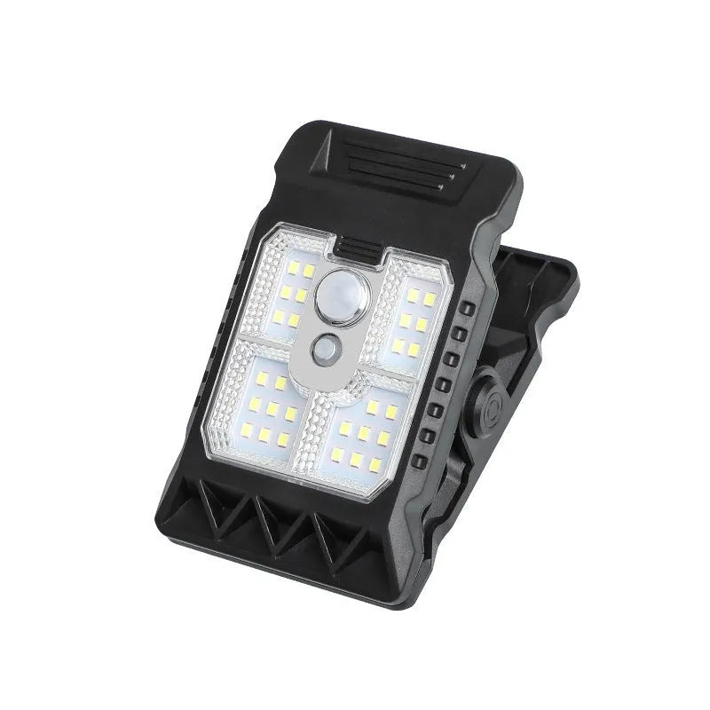 Solar clip lamp outdoor intelligent induction, compact 7.6 x 11.2cm, models YD-21A YD-21B YD-21C