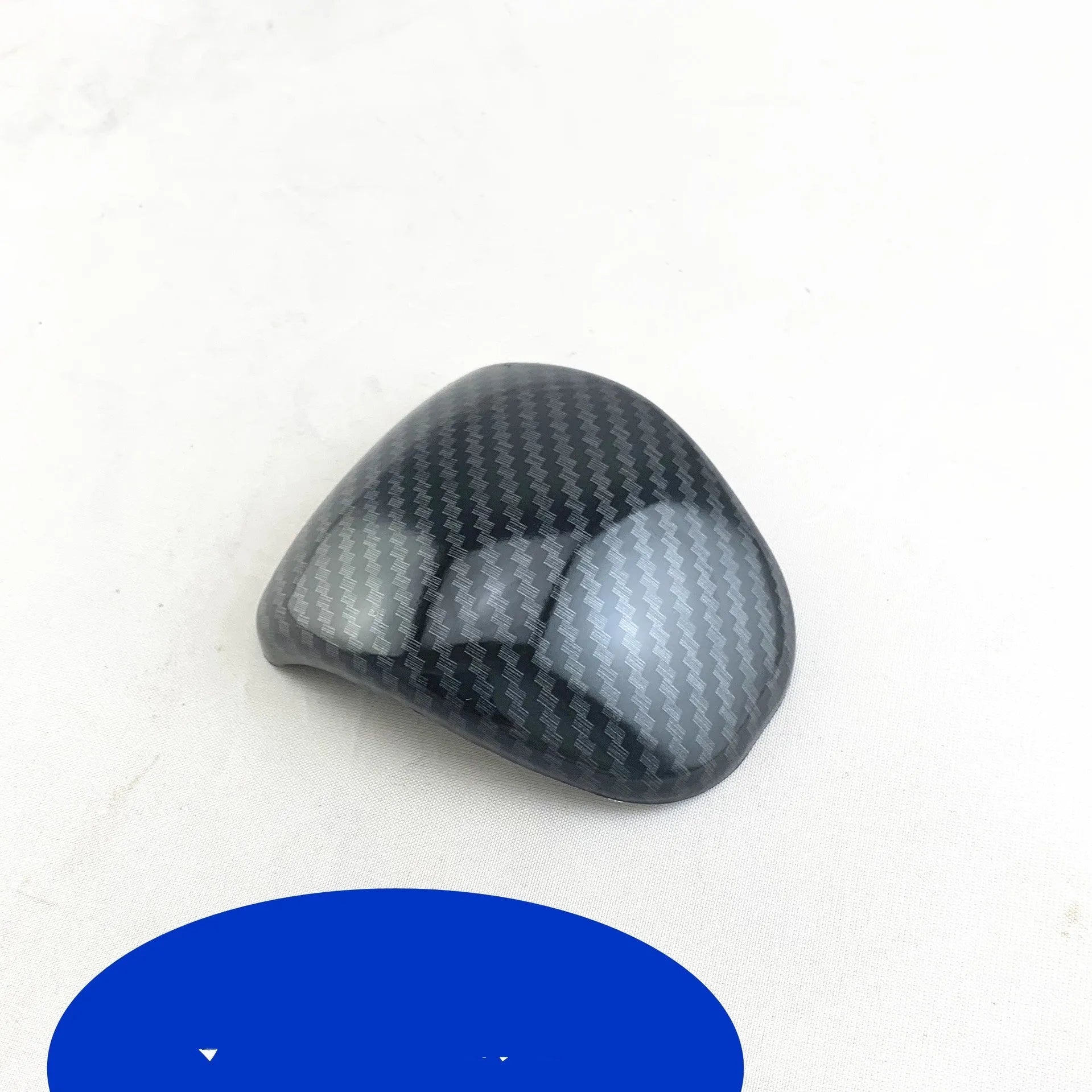 Smart RunK3 carbon fibre pattern gear shift cover sticker for car interior customisation