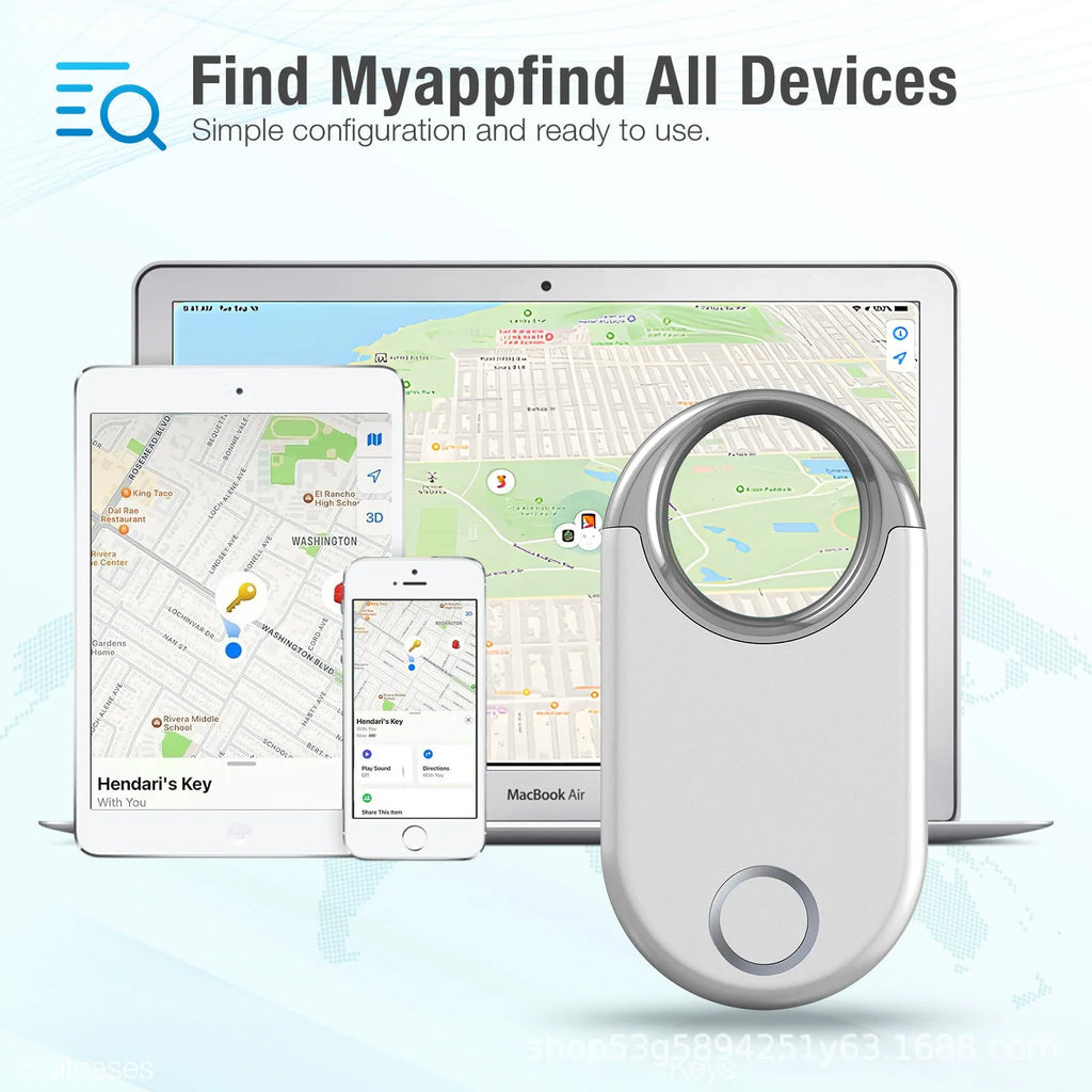GPS anti-loss tracking device for pets and children with USB charging port