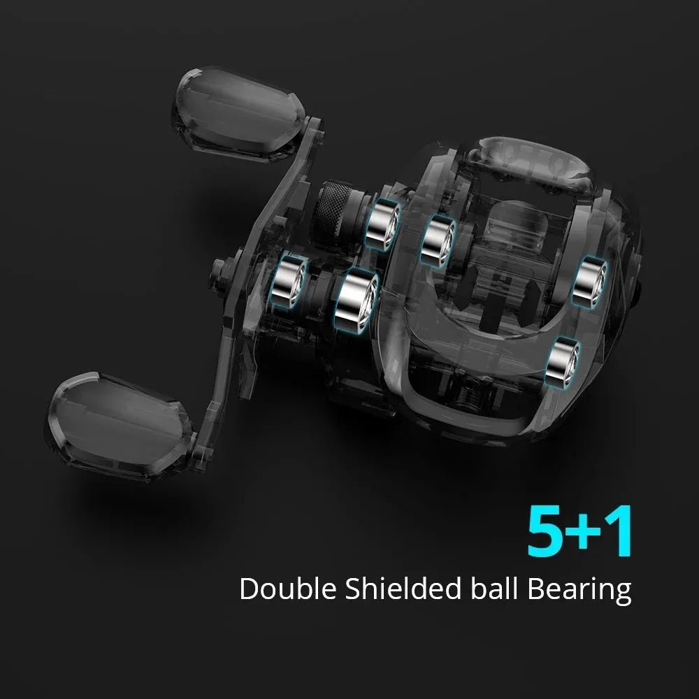 Drip wheel lure fishing rod rocking wheel fishing reel with left and right hand wheel options