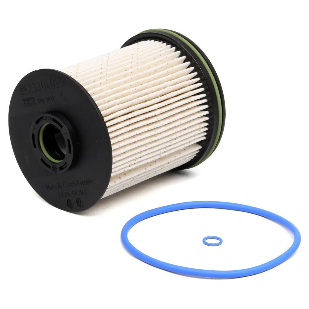 Diesel fuel filter element with gasket for Vauxhall Opel Astra K models showing 106mm height